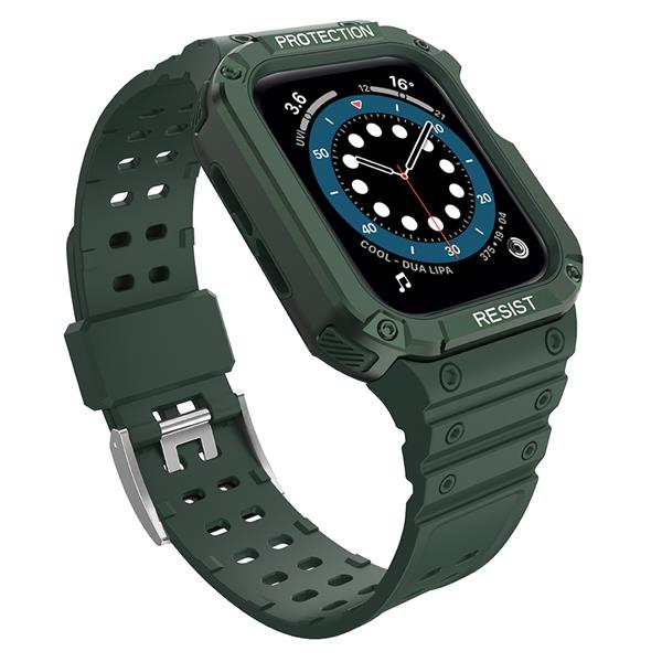 OEM Armband kompatibelt med Apple Watch 4/5/6/7/SE (40/41/38mm) Grön