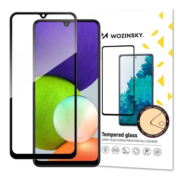 Wozinsky Wozinsky Full Glue Härdat Glas Skärmskydd Galaxy A22 4G - Svart