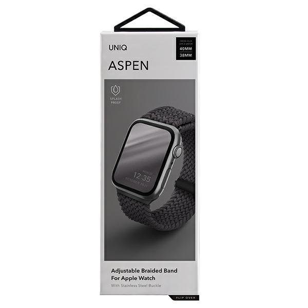 UNIQ UNIQ Aspen Strap Apple Watch 40 / 38 / 41mm - Grå