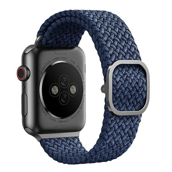 UNIQ UNIQ Aspen Strap Apple Watch 4/5/6/7/SE/Ultra 42/44/45/49 mm - Blå