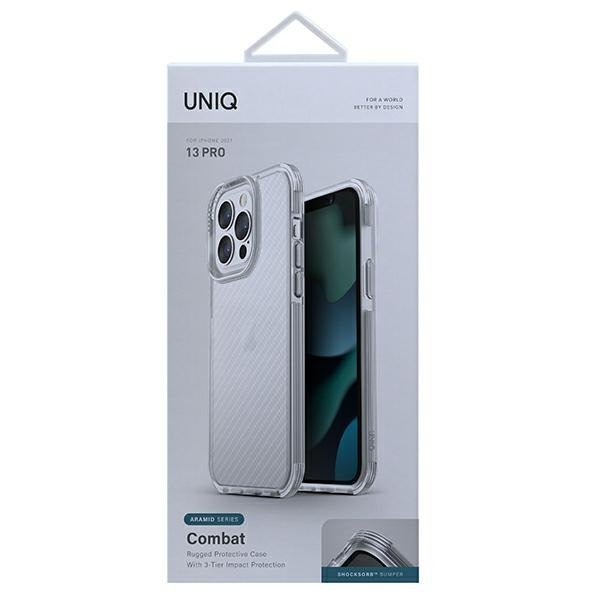 UNIQ UNIQ Combat Skal iPhone 13 / 13 Pro - Aramid Frost