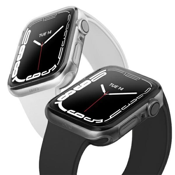 UNIQ UNIQ Skal Dual Pack Apple Watch 7 41mm - Clear Smoke