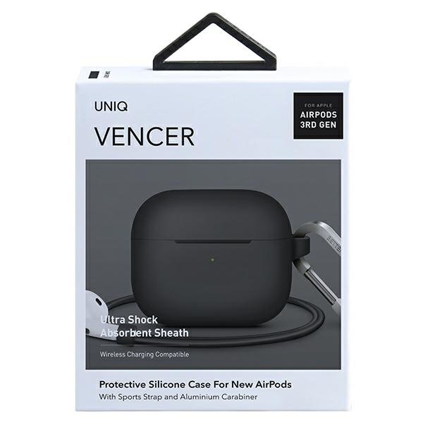 UNIQ UNIQ Vencer Skal Apple Airpods 3 - Mörkgrå