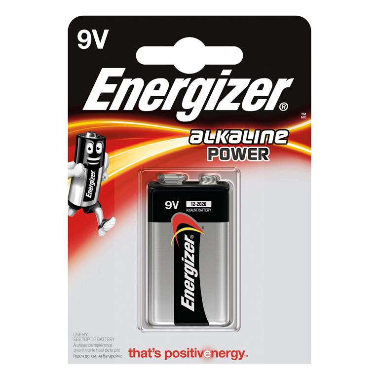Energizer ENERGIZER Batteri 9V/6LR61 Alkaline Power 1-pack