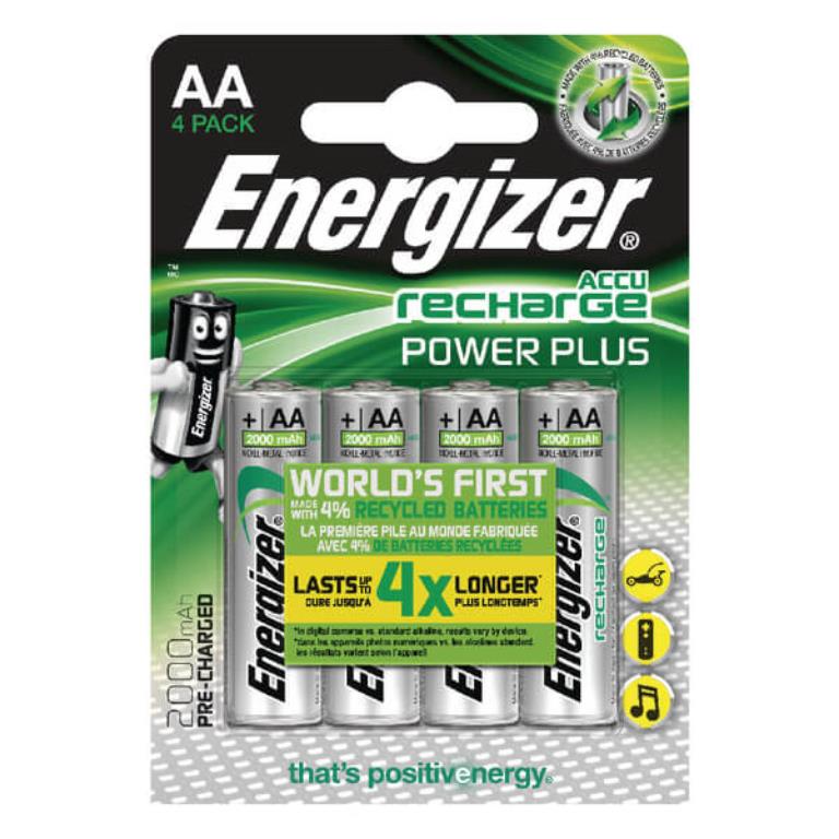 Energizer ENERGIZER Batteri AA/LR6 Laddbart Ni-Mh 2000mAh 4-pack