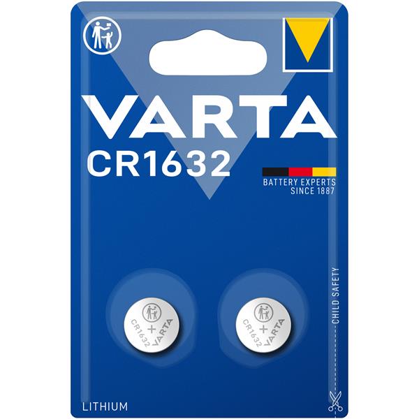 VARTA VARTA CR1632 3V Lithium Knappcellsbatteri 2-pack