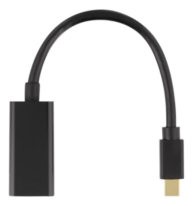 UTGATT1 Deltaco Mini DisplayPort till HDMI Adapter - Svart