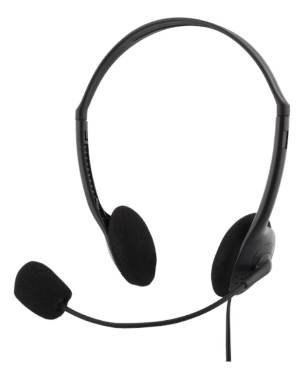 UTGATT1 Deltaco Stereo Headset - Svart