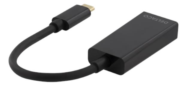 UTGATT1 Deltaco USB 3.1 till DisplayPort Adapter - Svart