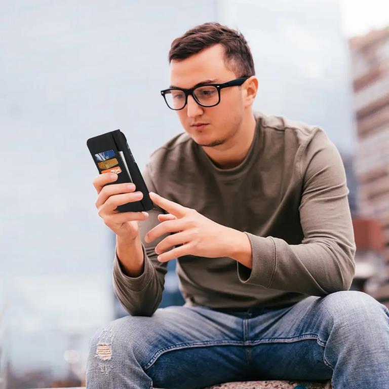 SiGN SiGN iPhone 14 Plånboksfodral 2-i-1 - Svart