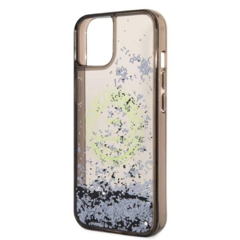 KARL LAGERFELD Karl Lagerfeld iPhone 14 Skal Liquid Glitter RSG - Svart