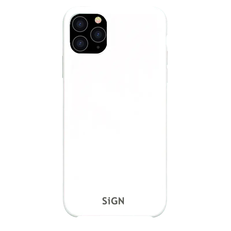 SiGN SiGN iPhone 11 Pro Max Skal Liquid Silicone - Vit