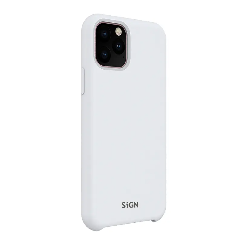 SiGN SiGN iPhone 11 Pro Max Skal Liquid Silicone - Vit