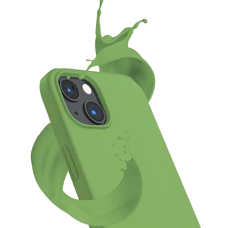 SiGN SiGN iPhone 14 Skal Liquid Silicone - Jade Grön