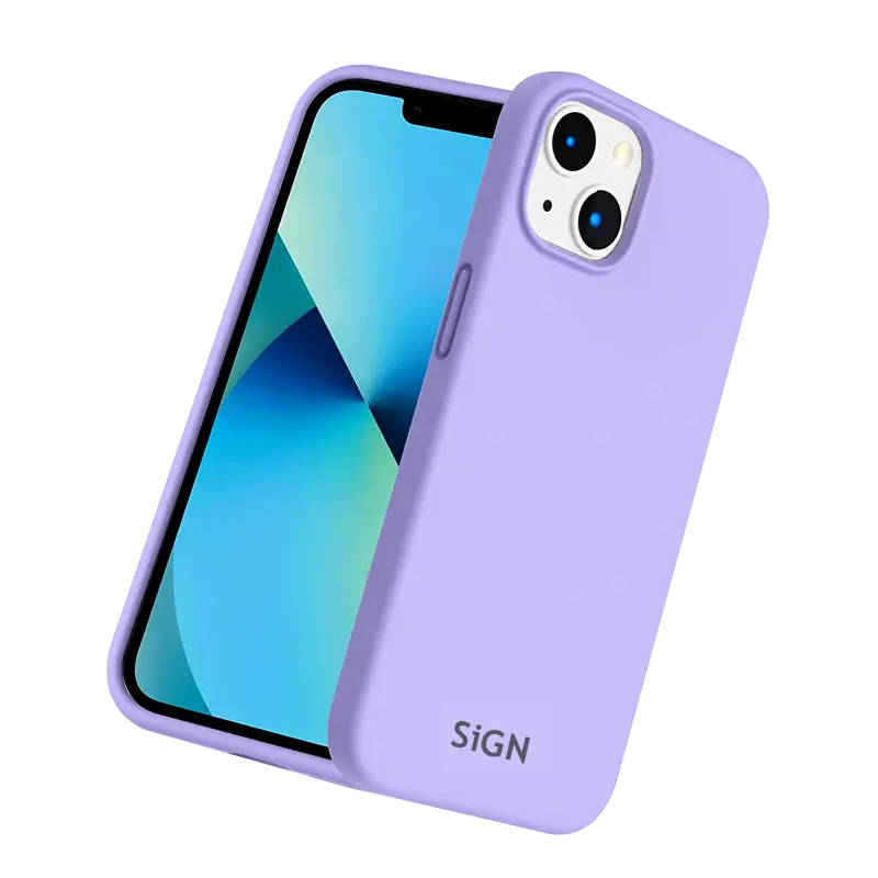 SiGN SiGN iPhone 14 Skal Liquid Silicone - Lavender