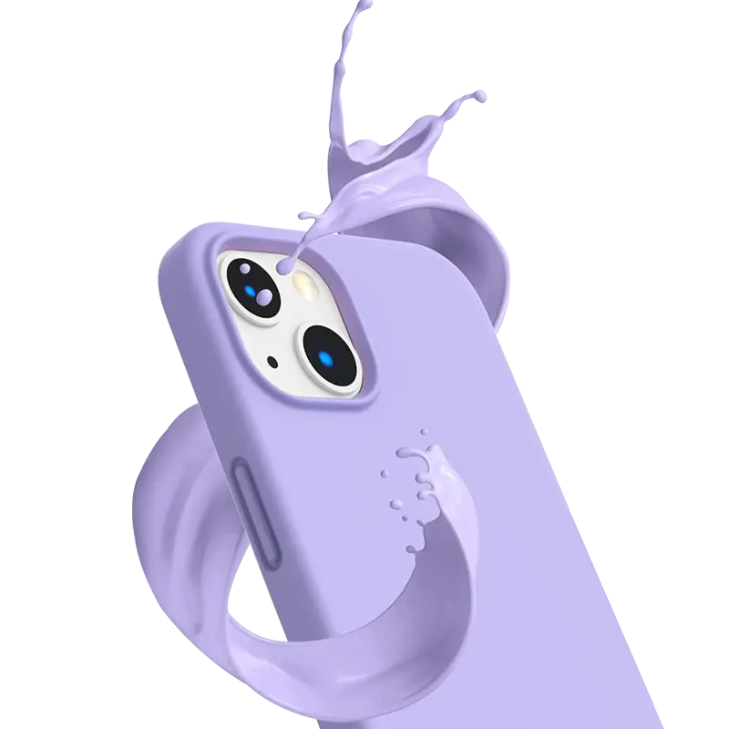 SiGN SiGN iPhone 14 Skal Liquid Silicone - Lavender