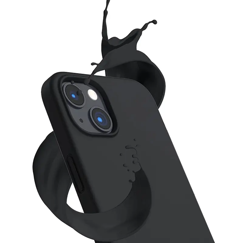 SiGN SiGN iPhone 14 Skal Liquid Silicone - Svart