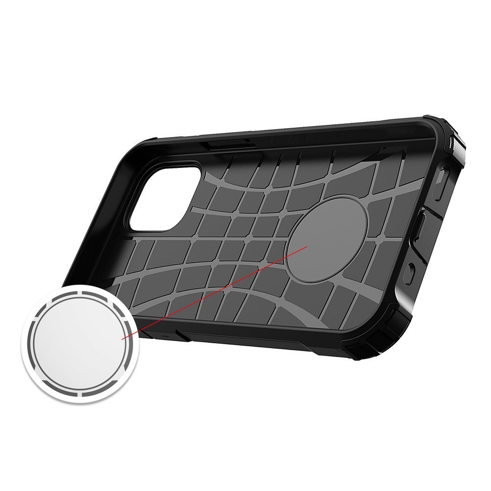 OEM iPhone 12 Pro Max Skal Hybrid Armor - Svart