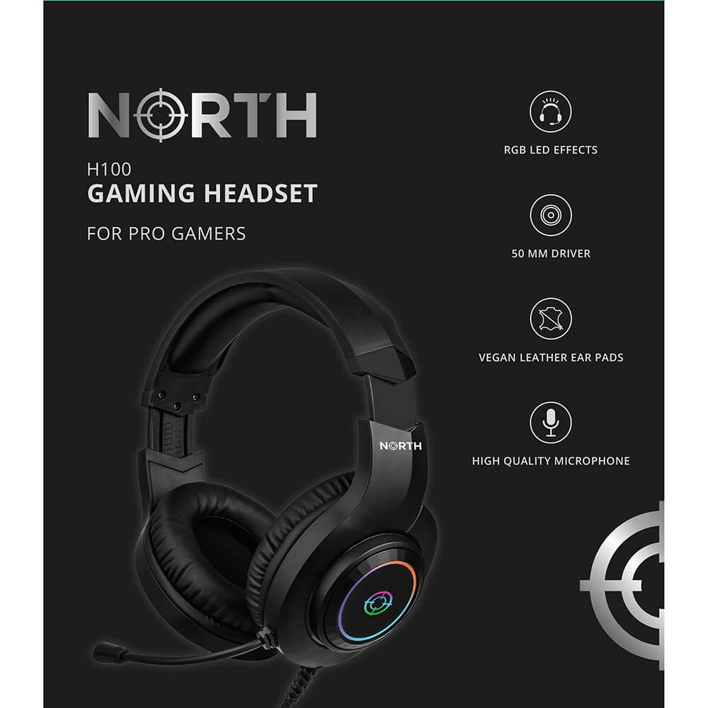 North NORTH Gaming-Headset H100 RGB