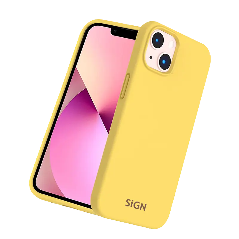 SiGN SiGN iPhone 14 Plus Skal Liquid Silicone - Gul