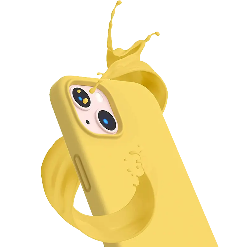 SiGN SiGN iPhone 14 Plus Skal Liquid Silicone - Gul