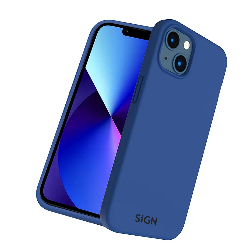 SiGN SiGN iPhone 14 Plus Skal Liquid Silicone - Havsblått