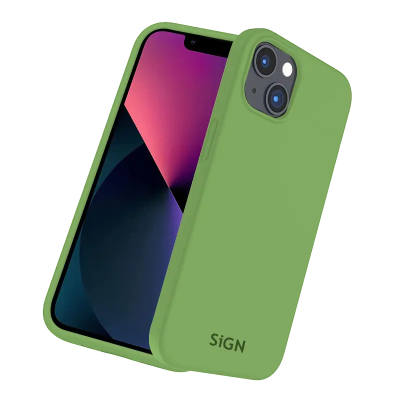 SiGN SiGN iPhone 14 Plus Skal Liquid Silicone - Jade grön