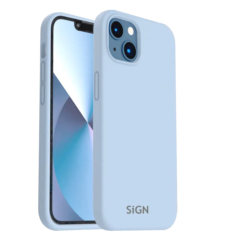 SiGN SiGN iPhone 14 Plus Skal Liquid Silicone - Safir blå
