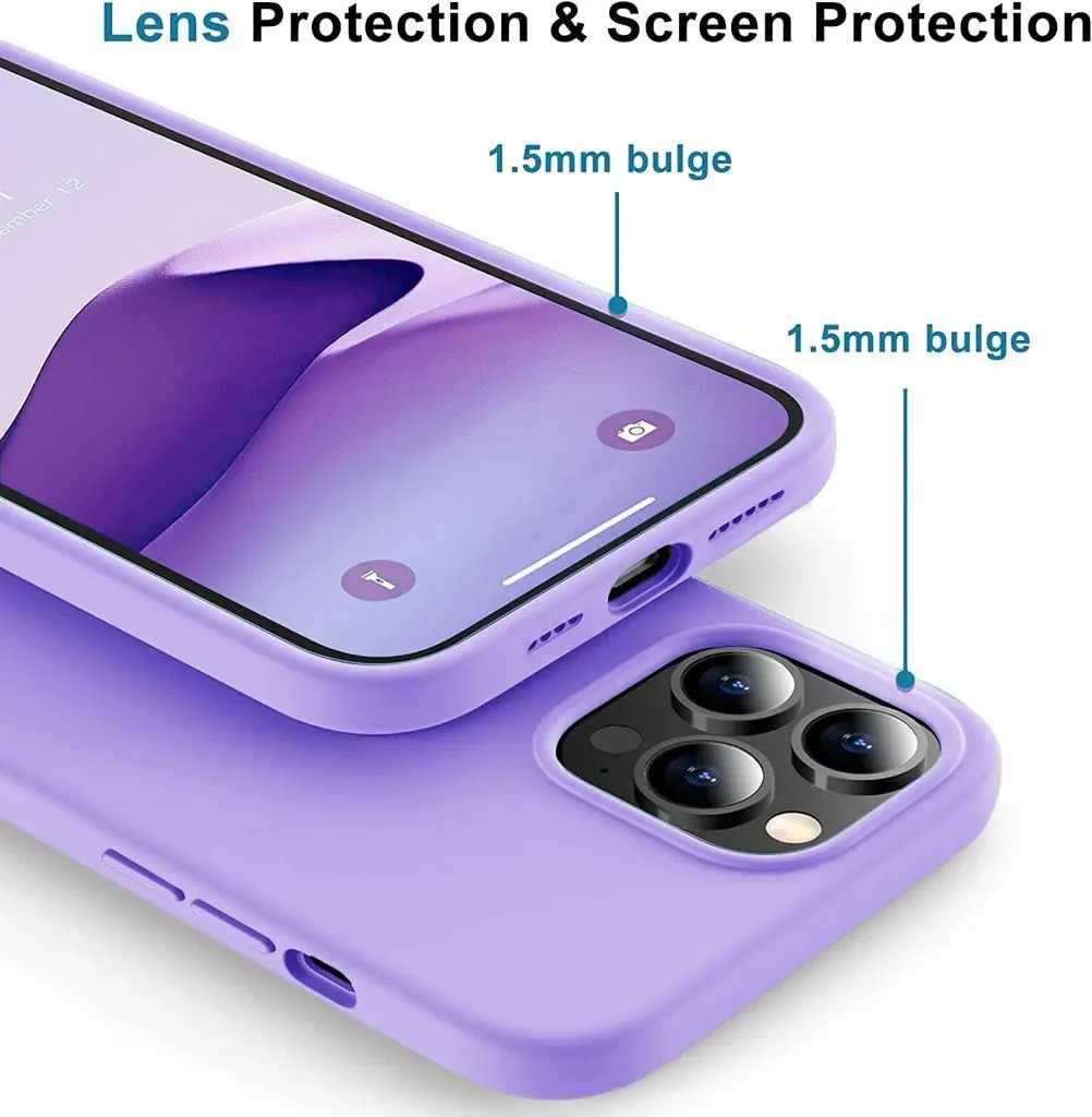 SiGN SiGN iPhone 14 Pro Skal Liquid Silicone - Lavender