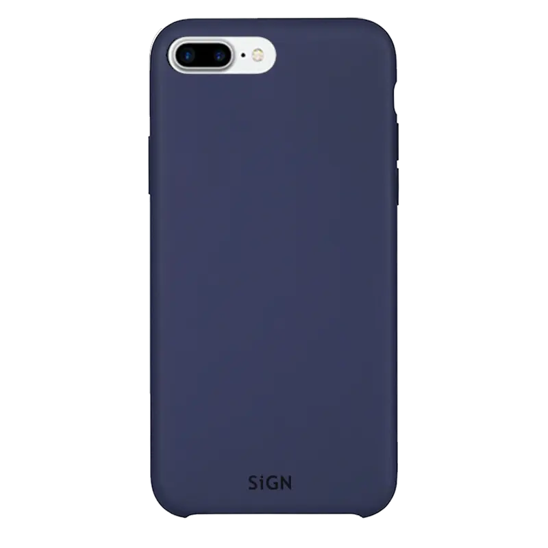 SiGN SiGN iPhone 7/8 Plus Skal Liquid Silicone - Blå