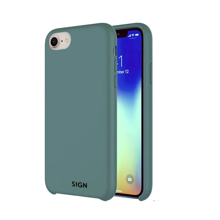 SiGN SiGN iPhone 7/8/SE (2020/2022) Skal Liquid Silicone - Mynta