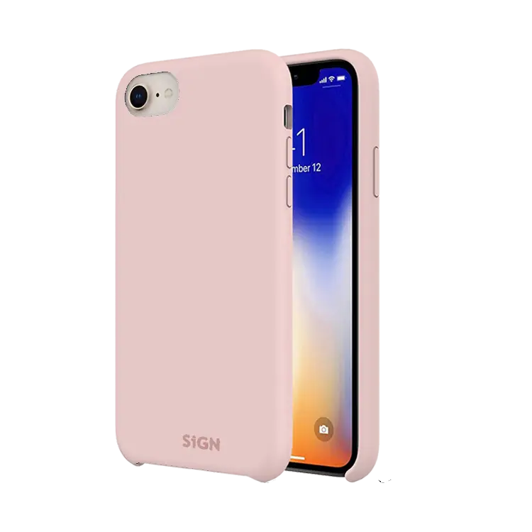 SiGN SiGN iPhone 7/8/SE (2020/2022) Skal Liquid Silicone - Rosa