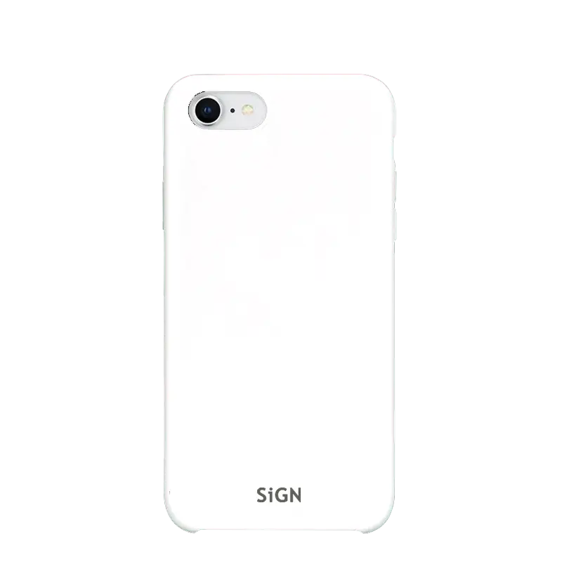 SiGN SiGN iPhone 7/8/SE (2020/2022) Skal Liquid Silicone - Vit