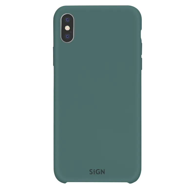 SiGN SiGN iPhone X/XS Skal Liquid Silicone - Mynta