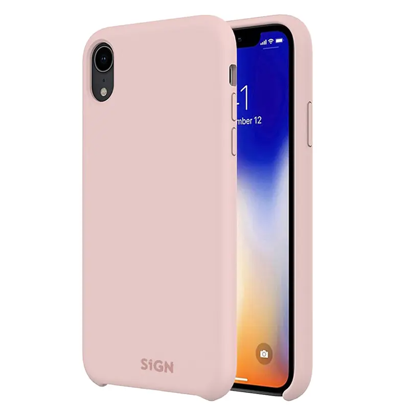 SiGN SiGN iPhone X/XS Skal Liquid Silicone - Rosa