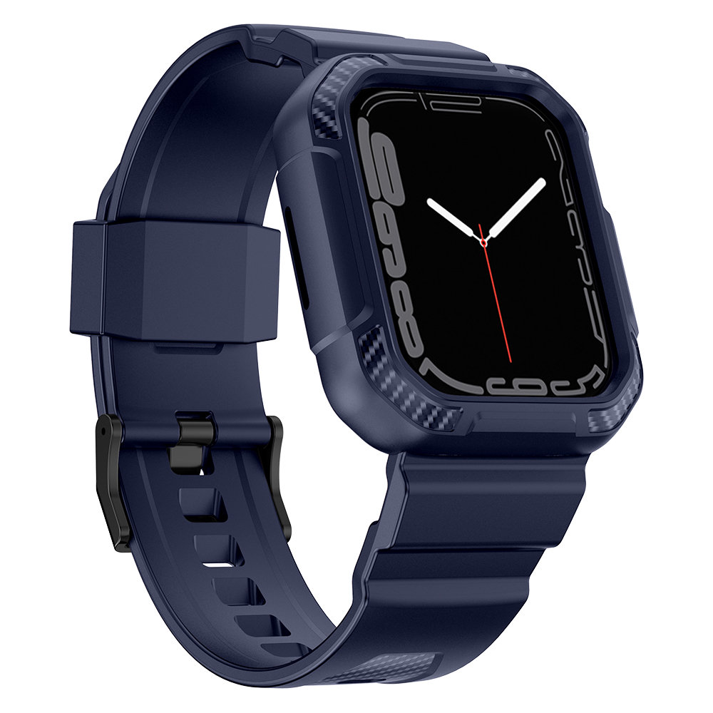 Kingxbar Kingxbar Apple Watch 4/5/6/7/8/SE (38/40/41mm) Armband CYF106 - Blå