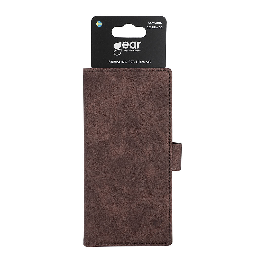 GEAR GEAR Galaxy S23 Ultra Mobilfodral - Brun