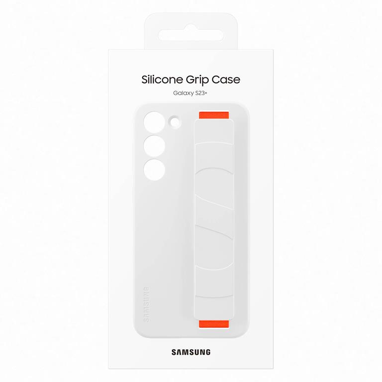 Samsung Samsung Galaxy S23 Skal Silicone Grip Case - Vit