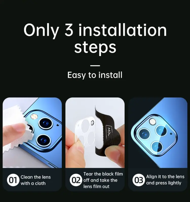 SiGN SiGN iPhone 12 Pro Kameralinsskydd i Härdat Glas