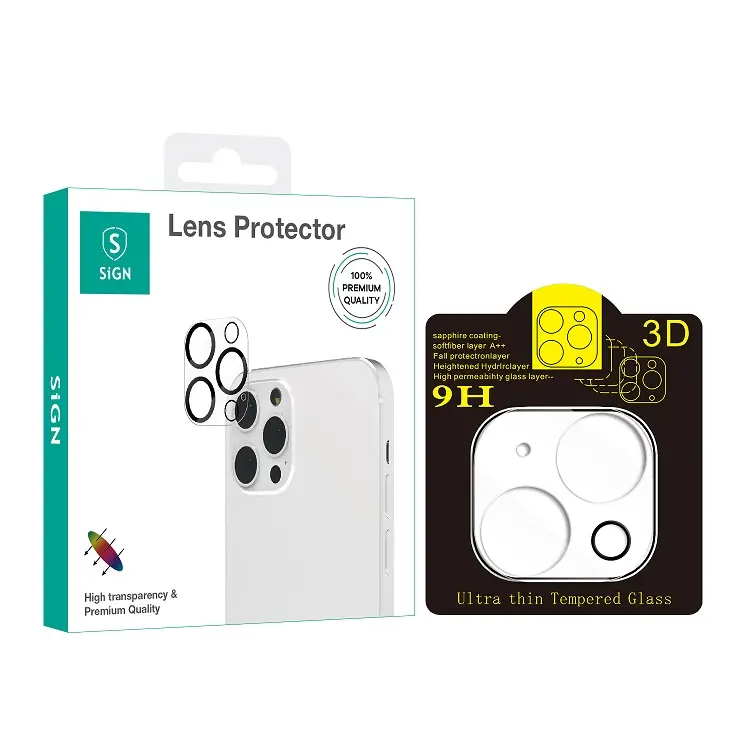 SiGN SiGN iPhone 14/14 Plus Kameralinsskydd i Härdat Glas Ultra Thin
