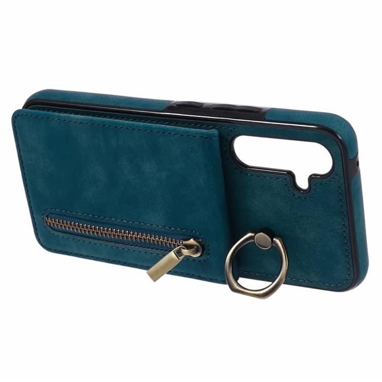 Taltech Mobilskal till Galaxy S24 Kickstand Korthållare - Blå