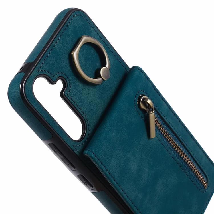 Taltech Mobilskal till Galaxy S24 Kickstand Korthållare - Blå