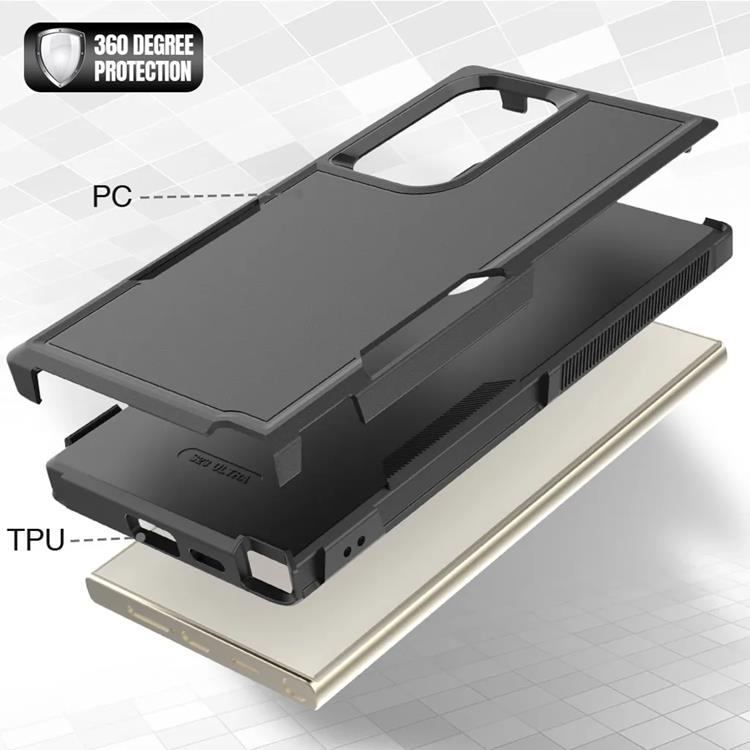 Taltech Mobilskal till Galaxy S24 Ultra Ultra Slim - Svart