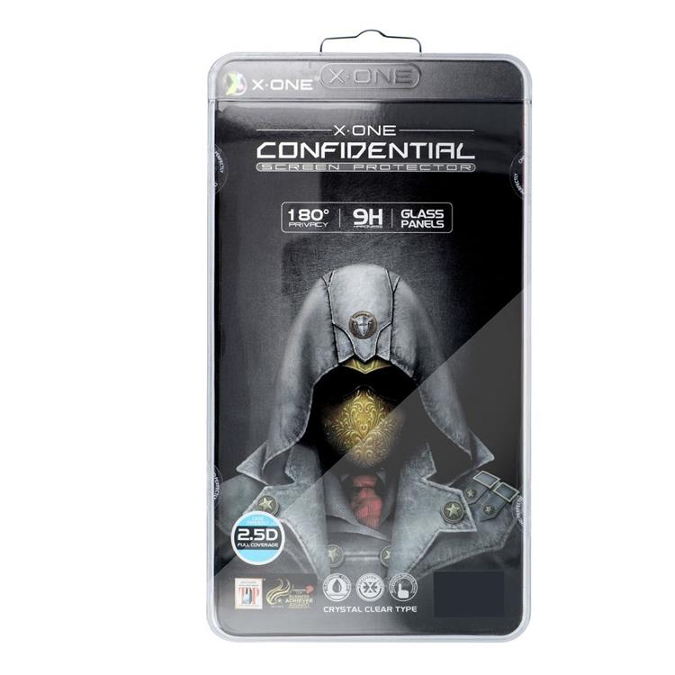 X-One X-One iPhone 15 Pro Härdat Glas Skärmskydd Privacy - Svart