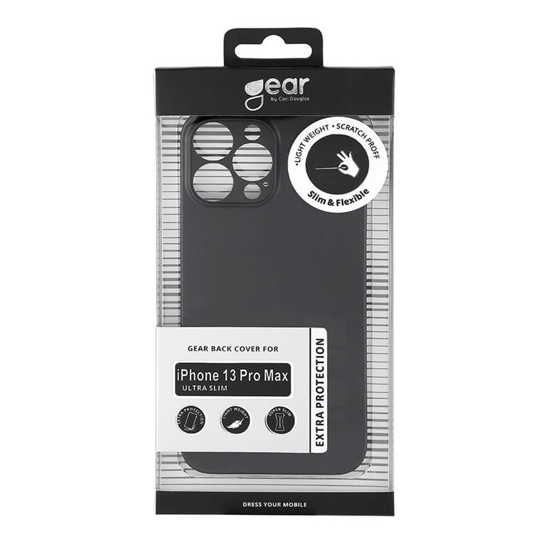 GEAR GEAR Mobilskal Ultraslim SemiiPhone 13 Pro Max - Svart