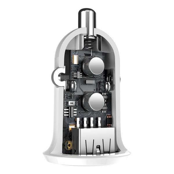 BASEUS BASEUS Grain Pro Billaddare - Vit