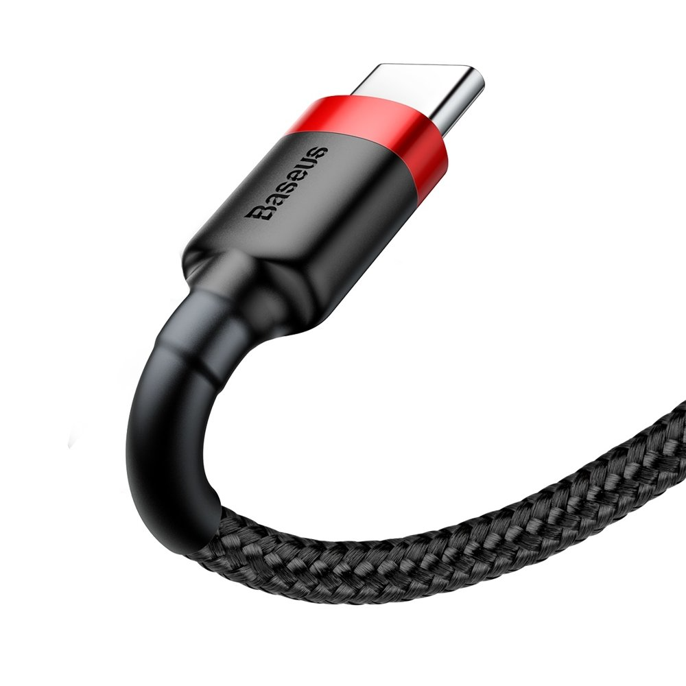 BASEUS Baseus USB-C till USB-A kabel Cafule 2m - Svart/Röd