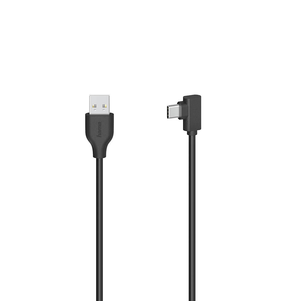 Hama HAMA USB-C till USB-A kabel USB 2.0 480 Mbit/s 0.75m - Svart