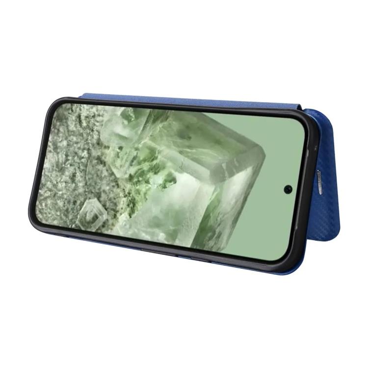 Taltech Google Pixel 8A Plånboksfodral Ställ - Blå