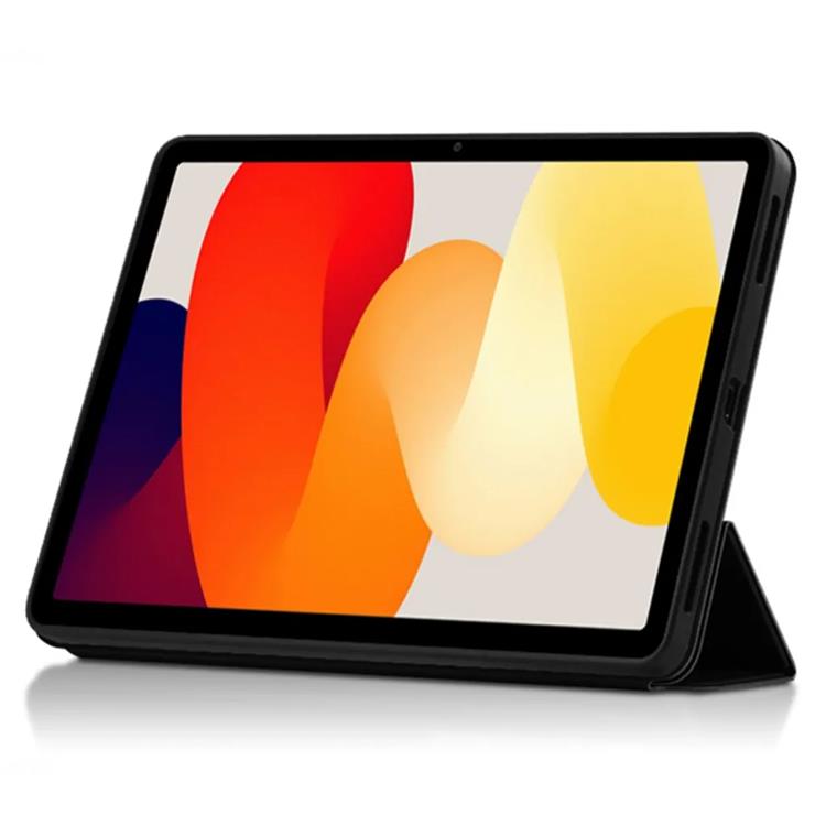 Taltech Xiaomi Redmi Pad SE Fodral med stativ - Svart